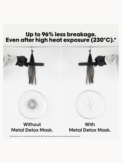 L'OREAL PROFESSIONNEL METAL DETOX SHAMPOO & HAIR MASK WITH FREE MINI SHAMPOO & HAIR MASK 30ML FOR DAMAGED HAIR